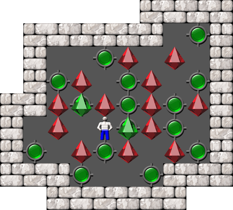 Sokoban Ghislain Martin Arranged level 32